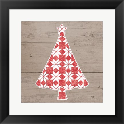 Framed Nordic Holiday XVI Print