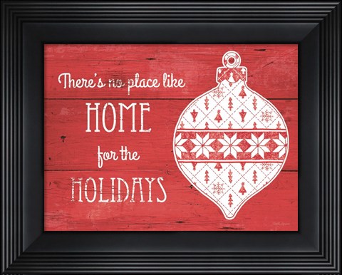 Framed Nordic Holiday VI Print