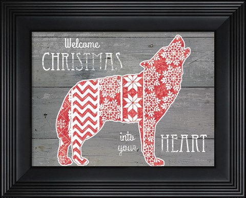 Framed Nordic Holiday III Print