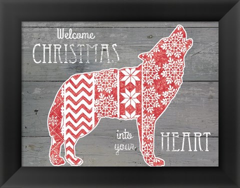 Framed Nordic Holiday III Print
