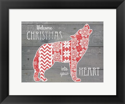 Framed Nordic Holiday III Print