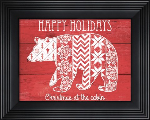 Framed Nordic Holiday II Print