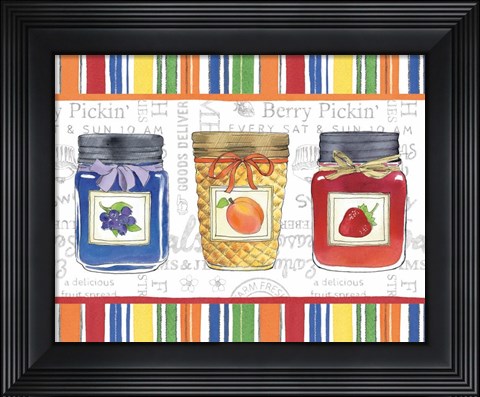 Framed Canning Kitchen IX Print