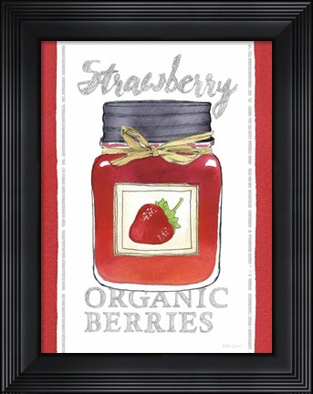 Framed Canning Kitchen V Print