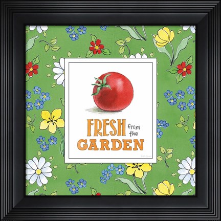Framed Fresh From the Garden V Print