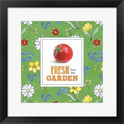 Framed Fresh From the Garden V Print