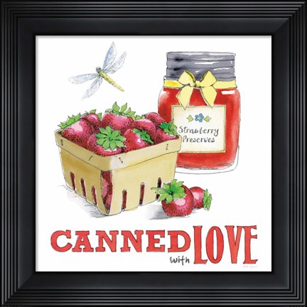 Framed Fresh From The Garden III Print