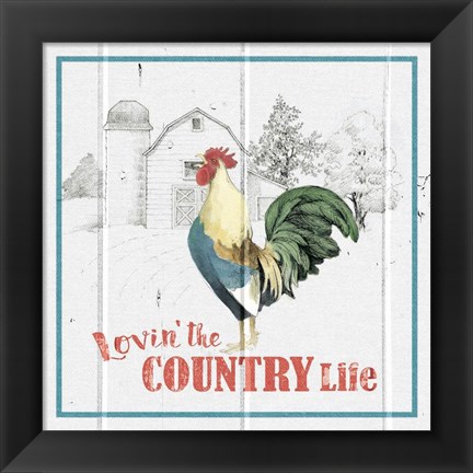 Framed Farm To Table VI Print