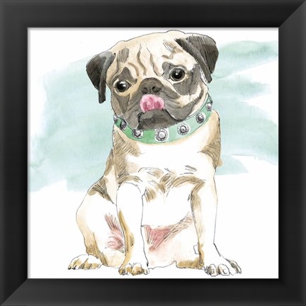 Framed Glamour Pups X Print