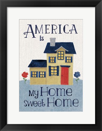Framed America is Print
