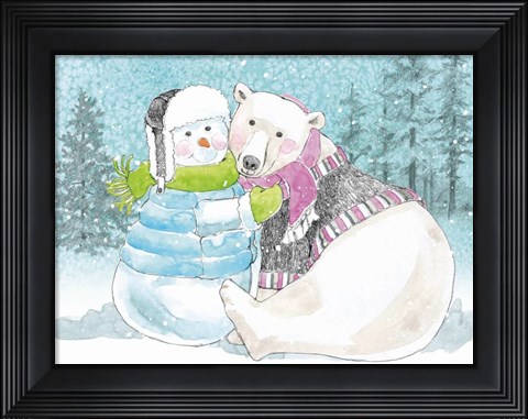 Framed Polar Cap Friends III Print