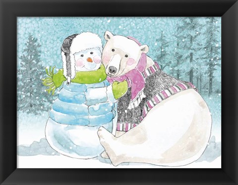 Framed Polar Cap Friends III Print