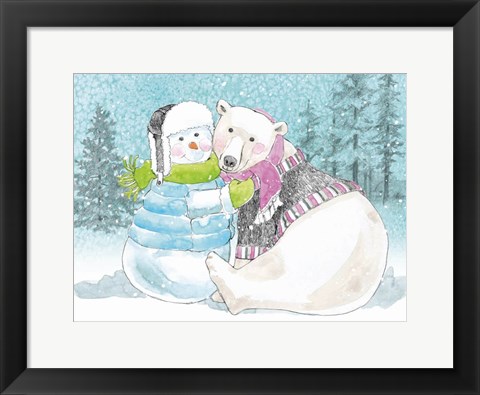 Framed Polar Cap Friends III Print