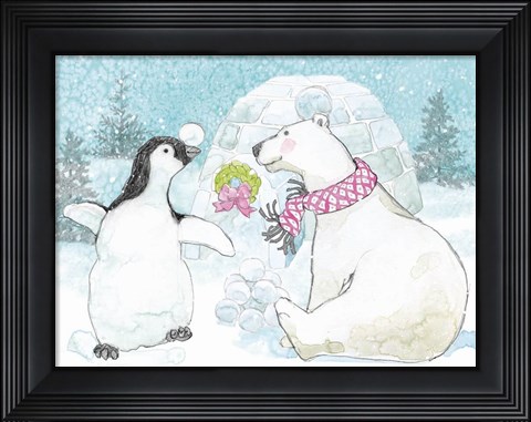 Framed Polar Cap Friends II Print