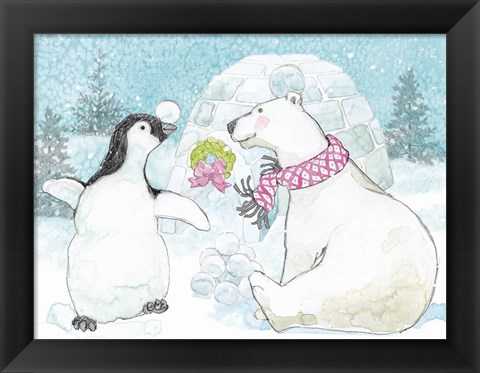 Framed Polar Cap Friends II Print