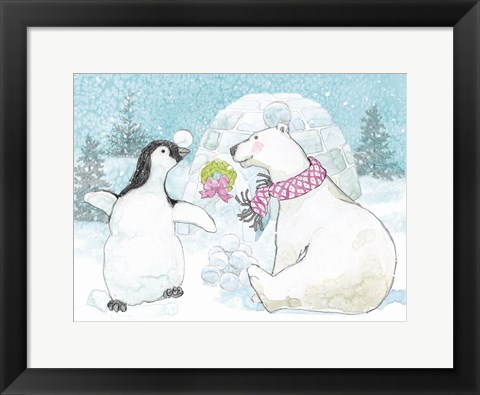 Framed Polar Cap Friends II Print