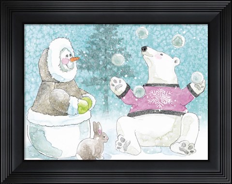Framed Polar Cap Friends I Print