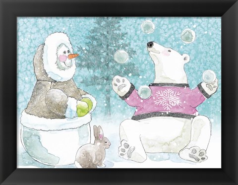 Framed Polar Cap Friends I Print