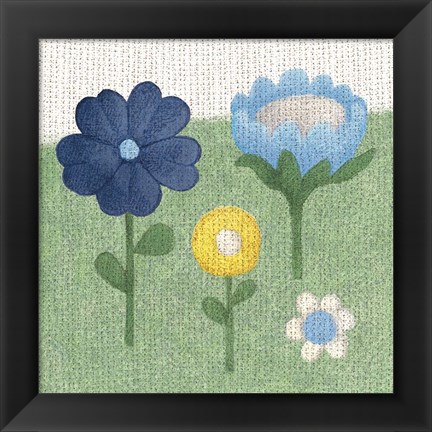 Framed Americana Garden IV Print