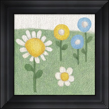 Framed Americana Garden III Print