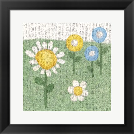 Framed Americana Garden III Print