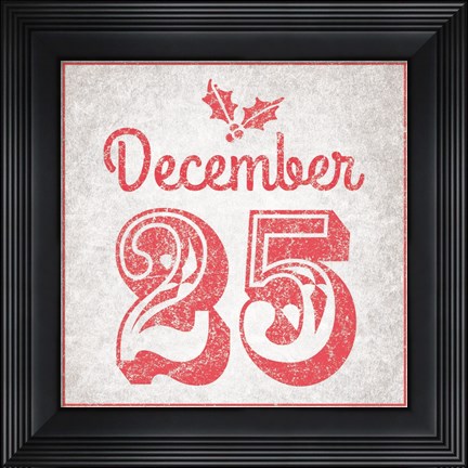 Framed All About The Holidays IV Print