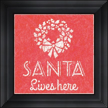 Framed All About The Holidays III Print