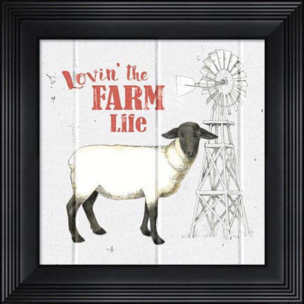 Framed Farm To Table VII Print