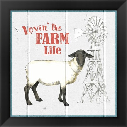 Framed Farm To Table VII Print