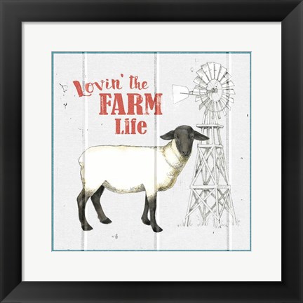 Framed Farm To Table VII Print