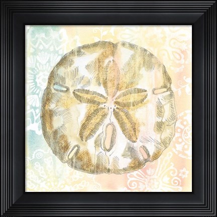 Framed Golden Treasures VII Print