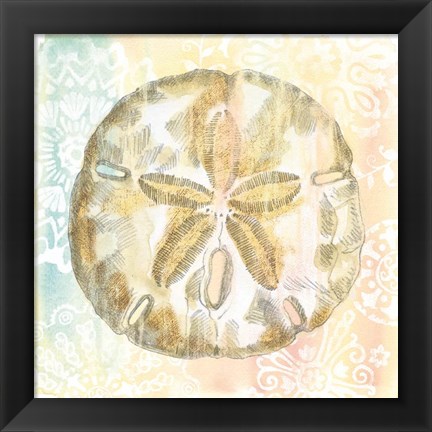 Framed Golden Treasures VII Print