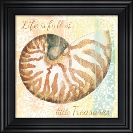 Framed Golden Treasures Inspiration IV Print