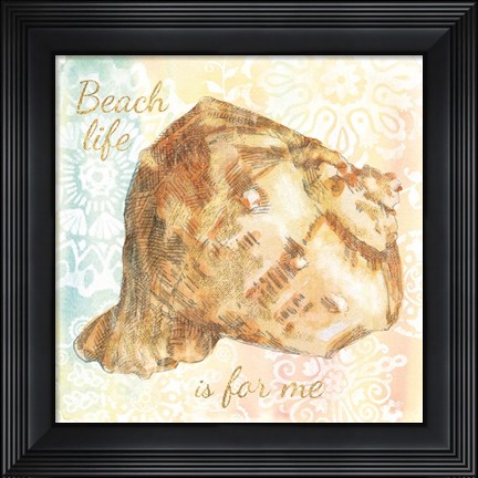Framed Golden Treasures Inspiration III Print