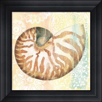 Framed Golden Treasures IV Print