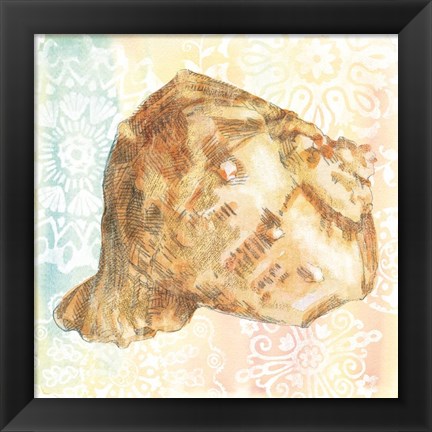 Framed Golden Treasures III Print