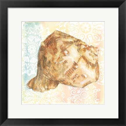 Framed Golden Treasures III Print