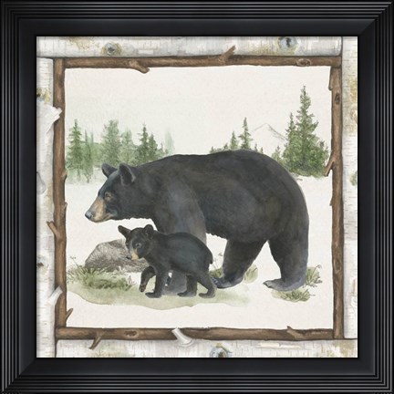 Framed Family Cabin IV Print