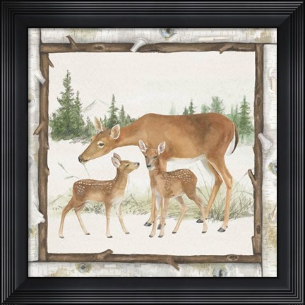 Framed Family Cabin II Print