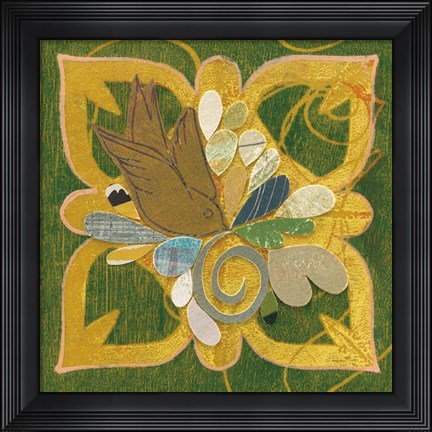 Framed Birds in Spring I Print