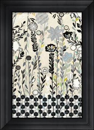 Framed Evening Garden Print