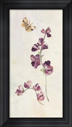 Framed Wild Wallflowers I Print