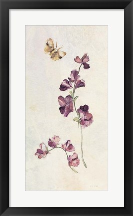 Framed Wild Wallflowers I Print