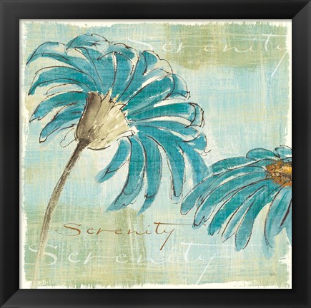 Framed Spa Daisies IV Print