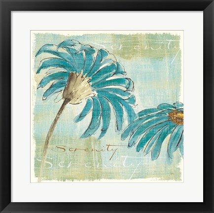 Framed Spa Daisies IV Print