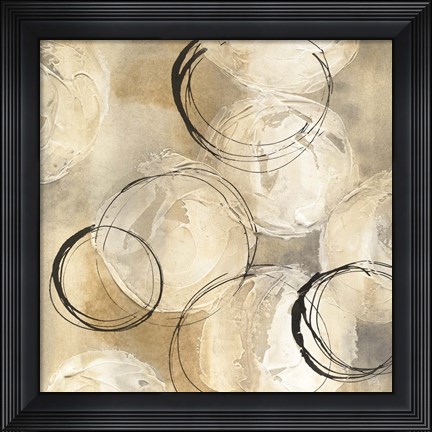 Framed Circle in a Square I Print
