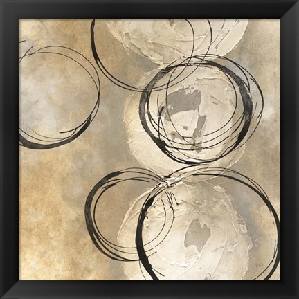 Framed Circle in a Square II Print