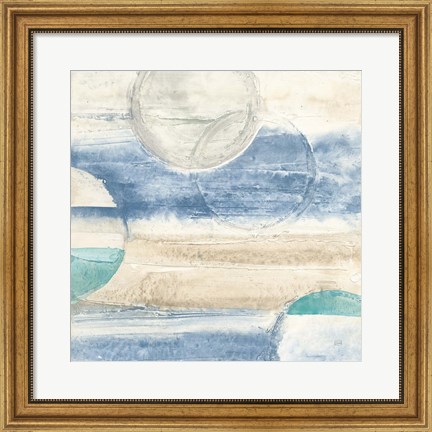Framed Circles in Time III Print