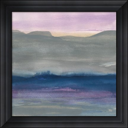 Framed Grey Hills II Print