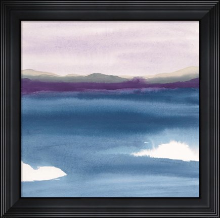 Framed Plum Glow II Print